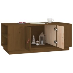 Table basse Marron miel 100x50x41 cm Bois massif de pin 631095631095