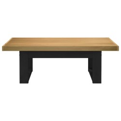 Table basse NOAIN pieds en forme de U 120x60x40 cm massif pin 631096631096