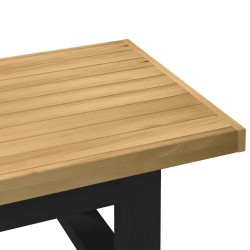 Table basse NOAIN pieds en forme de U 120x60x40 cm massif pin 631096631096