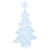 Sapin de Noël avec 100 LED Blanc froid 120 cm Acrylique 631100631100