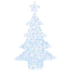 Sapin de Noël avec 100 LED Blanc froid 120 cm Acrylique 631100631100