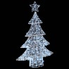 Sapin de Noël avec 100 LED Blanc froid 120 cm Acrylique 631100631100