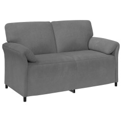Sofa 2 places Gris foncé 158 x 83 x 95 cm Velours 631102631102