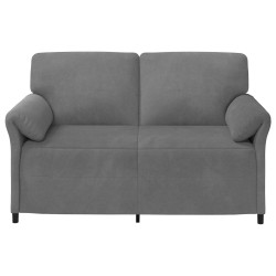 Sofa 2 places Gris foncé 158 x 83 x 95 cm Velours 631102631102