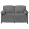Sofa 2 places Gris foncé 158 x 83 x 95 cm Velours 631102631102