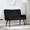Sofa 2 places Noir 115 x 61 x 87 cm Velours (V) 631103631103