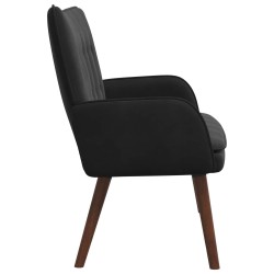 Sofa 2 places Noir 115 x 61 x 87 cm Velours (V) 631103631103