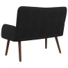 Sofa 2 places Noir 115 x 61 x 87 cm Velours (V) 631103631103