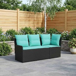 Sofa de jardin avec accoudoirs et sofa d'angle 2 Pièce Rotin PE 631106631106