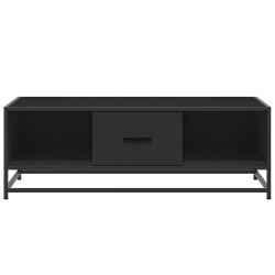 Table basse noir 100x57x35 cm bois d'ingénierie et métal 631109631109