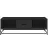Table basse noir 100x57x35 cm bois d'ingénierie et métal 631109631109