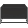 Table basse noir 100x57x35 cm bois d'ingénierie et métal 631109631109
