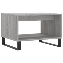 Table basse sonoma gris 60x50x40 cm bois d'ingénierie 631110631110