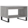 Table basse sonoma gris 60x50x40 cm bois d'ingénierie 631110631110