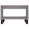 Table basse sonoma gris 60x50x40 cm bois d'ingénierie 631110631110