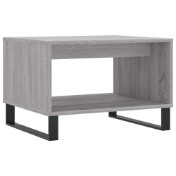 Table basse sonoma gris 60x50x40 cm bois d'ingénierie 631110631110