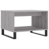 Table basse sonoma gris 60x50x40 cm bois d'ingénierie 631110631110