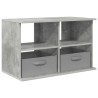 Support de télévision avec tiroir Gris béton 79 x 40 x 48 cm 631111631111