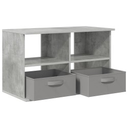 Support de télévision avec tiroir Gris béton 79 x 40 x 48 cm 631111631111