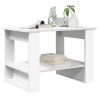 Table basse Blanc 72 x 50 x 50 cm Bois d'ingénierie 631114631114