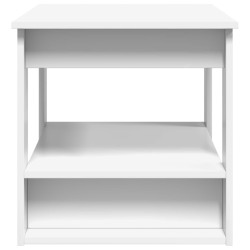 Table basse Blanc 72 x 50 x 50 cm Bois d'ingénierie 631114631114