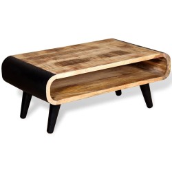 Table basse Bois de manguier brut 90x55x39 cm 631118631118