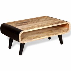 Table basse Bois de manguier brut 90x55x39 cm 631118631118