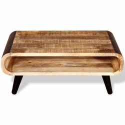 Table basse Bois de manguier brut 90x55x39 cm 631118631118