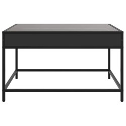 Table basse avec LED infini noir 70x50x41 cm 631120631120