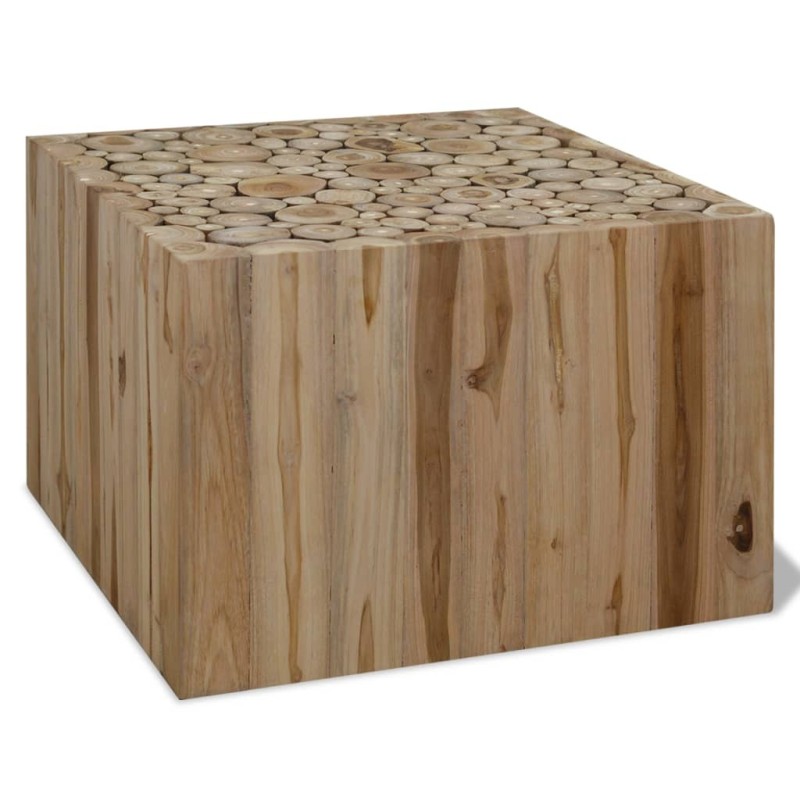 Table basse Teck authentique 50x50x35 cm 631122631122