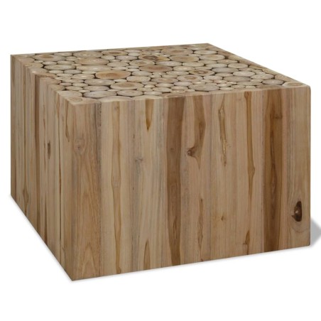 Table basse Teck authentique 50x50x35 cm 631122631122