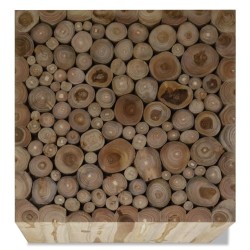Table basse Teck authentique 50x50x35 cm 631122631122