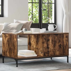 Table basse Chêne fumé 90 x 49 x 46 cm Bois d'ingénierie 631123631123
