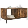 Table basse Chêne fumé 90 x 49 x 46 cm Bois d'ingénierie 631123631123