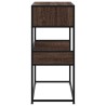 Table console chêne marron 90x35x80 cm bois d'ingénierie 631124631124
