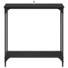 Table console Chêne noir 75 x 30.5 x 75 cm Bois d'ingénierie 631125631125