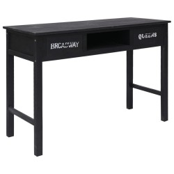 Table console Noir 110x45x76 cm Bois 631126631126