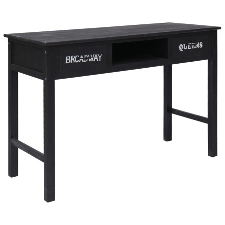 Table console Noir 110x45x76 cm Bois 631126631126
