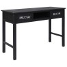 Table console Noir 110x45x76 cm Bois 631126631126