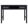 Table console Noir 110x45x76 cm Bois 631126631126