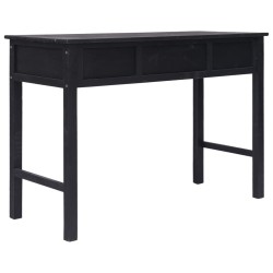 Table console Noir 110x45x76 cm Bois 631126631126