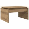 Table basse chêne artisanal 68x50x38 cm bois d'ingénierie 631127631127