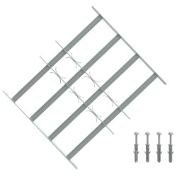 Grille de sécurité pour fenêtres avec 4 barres croisées 3 pcs 631128631128