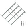 Grille de sécurité pour fenêtres avec 4 barres croisées 3 pcs 631128631128
