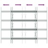 Grille de sécurité pour fenêtres avec 4 barres croisées 3 pcs 631128631128