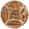 Table à dîner Ø150x76 cm bois de manguier massif brut 631130631130