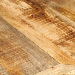 Table à dîner Ø150x76 cm bois de manguier massif brut 631130631130