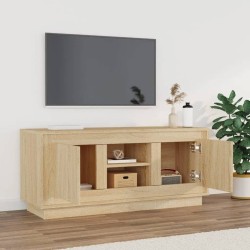 Meuble TV chêne sonoma 102x35x45 cm bois d'ingénierie 631134631134