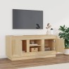 Meuble TV chêne sonoma 102x35x45 cm bois d'ingénierie 631134631134