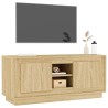 Meuble TV chêne sonoma 102x35x45 cm bois d'ingénierie 631134631134